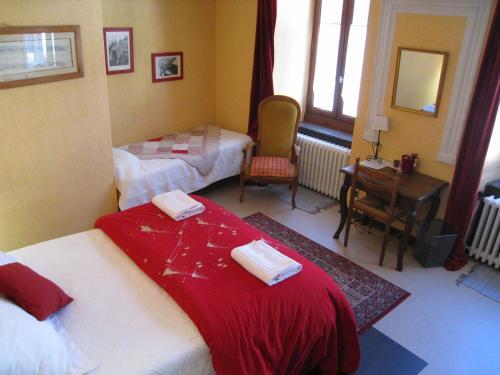 Foto de una habitación de Hôtel Les Templiers