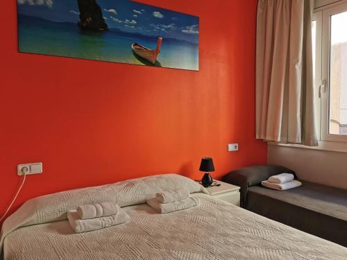 Foto de una habitación de Barcelona City North Hostal