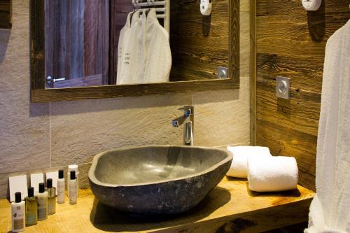 Foto del baño de Les Chalets Secrets