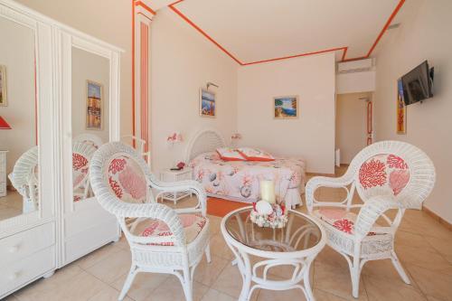 Foto de una habitación de Hotel La Calanque