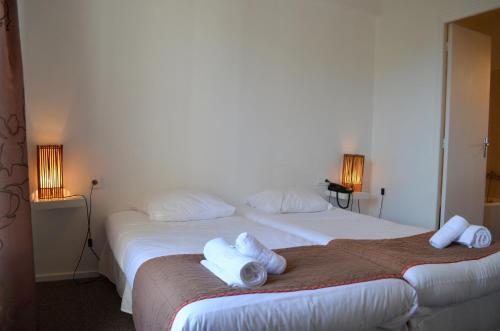 Foto de una habitación de Hôtel Aiglon Bylitis