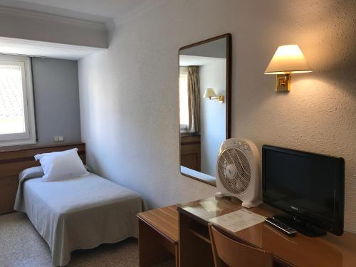 Foto de una habitación de Hostal Can Pou