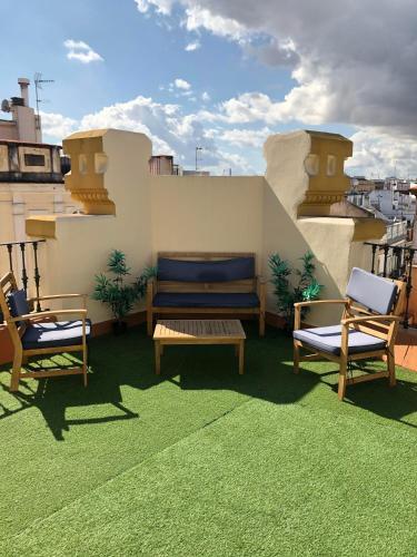 Foto de una habitación de Alquileres Vacacionales Constitución Terraza