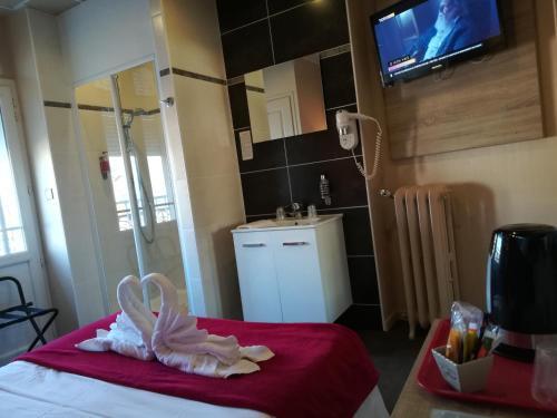 Foto de una habitación de Hotel de la Terrasse
