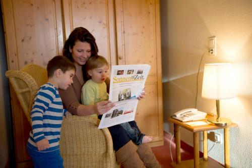 Foto de una habitación de Sonnenhotel Wolfshof