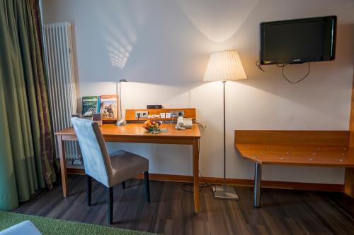 Foto de una habitación de Landidyll Hotel zum Freden