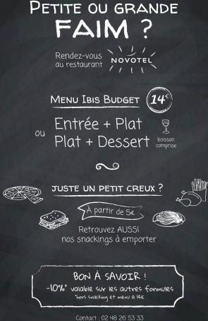 Foto de restauración de Hotel ibis budget Bourges