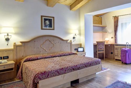 Foto de una habitación de Hotel Des Alpes
