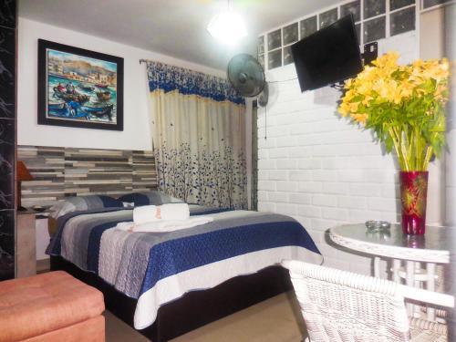 Foto de una habitación de Hostal Ocean Pacifico