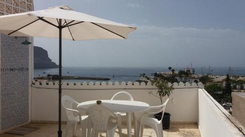 Foto de una habitación de Las Brisas Mogan Apartamentos