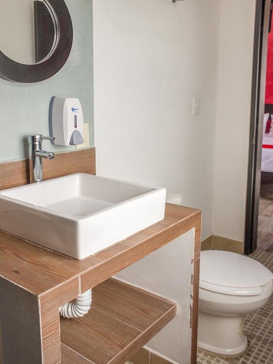 Foto del baño de Hotel Posada Gandag