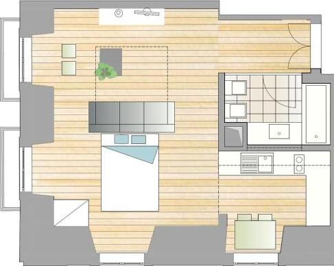 Foto de una habitación de Apartamentos Casas da Baixa - Jules &amp;amp; Madeleine