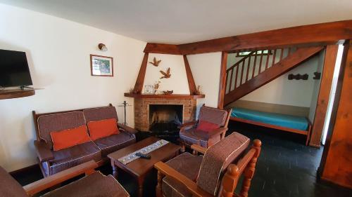 Foto de una habitación de Cabañas &amp;amp; Aparts Lancuyen, Villa de Montaña