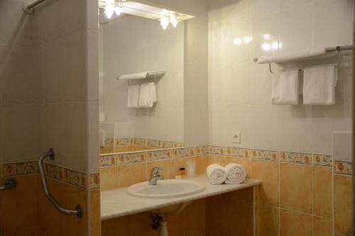 Foto de una habitación de Hotel Arena restaurant le Refuge