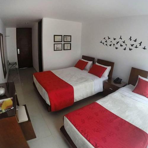 Foto de una habitación de Cariongo Plaza Hotel