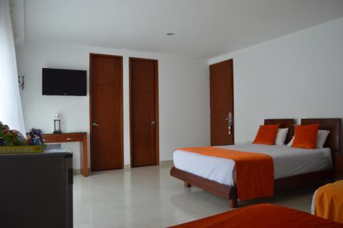 Foto de una habitación de Cariongo Plaza Hotel