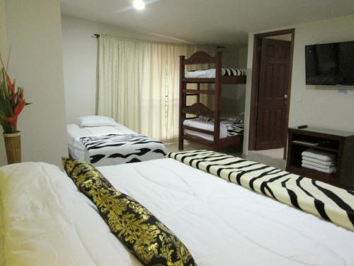 Foto de una habitación de Cabañas Las Bifloras