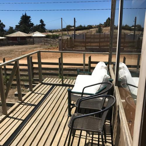 Foto de una habitación de Cabañas Pichilemu Casa Verde