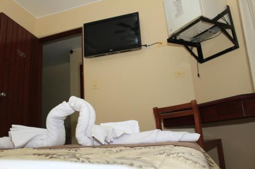 Foto de una habitación de Hotel Monte Azul
