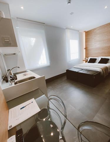 Foto de una habitación de Aparthotel Salamanca Suites Libertad