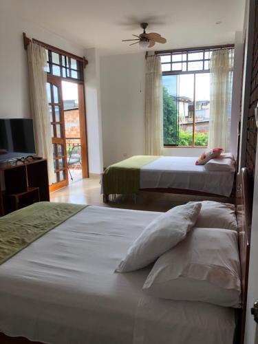 Foto de una habitación de Albergue Alojamiento Familiar Custodia