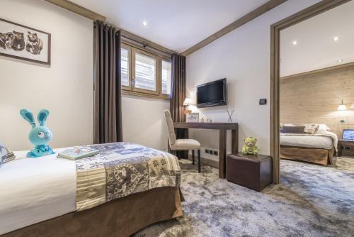 Foto de una habitación de Hotel La Chaudanne