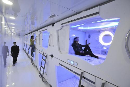 Foto de una habitación de Albergue Optimi Rooms