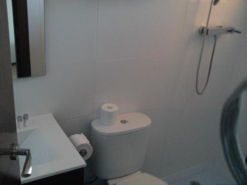 Foto de una habitación de Hostal Cubelles