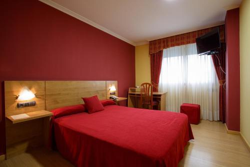 Foto de una habitación de Hotel Restaurante Pontiñas