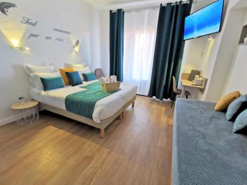 Foto de una habitación de Hotel L&amp;#039;Escapade
