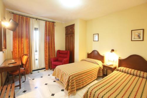 Foto de una habitación de Hotel El Cisne