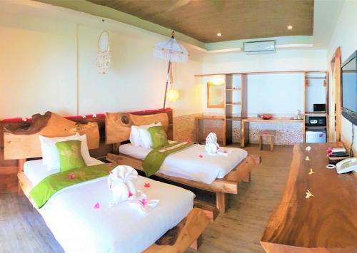 Foto de una habitación de Samba Villas Beachfront View
