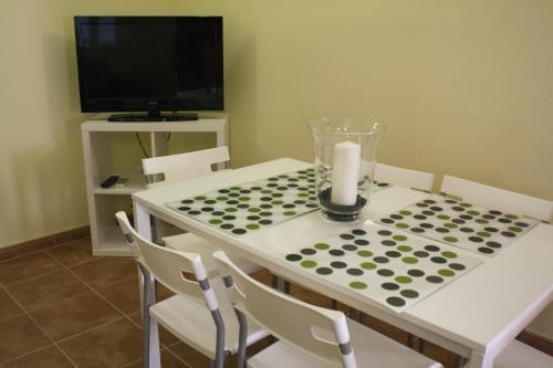 Foto de una habitación de Apartamentos El Puente