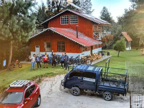 Foto de una habitación de Casas y chalets Mountain Cabin with Volcano Views