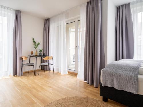 Foto de una habitación de Apartamentos limehome Dresden Wallstraße