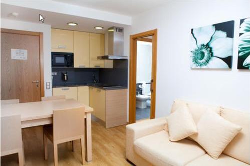 Foto de una habitación de Apartahotel Castejón de Sos