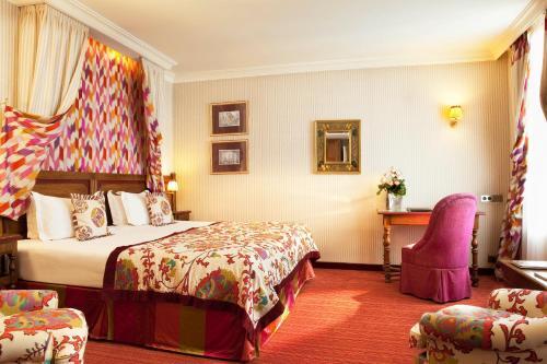 Foto de una habitación de Hotel Au Manoir Saint Germain
