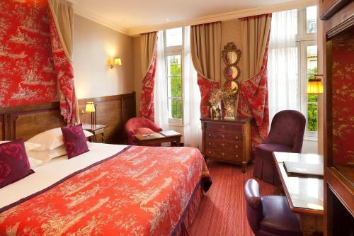 Foto de una habitación de Hotel Au Manoir Saint Germain