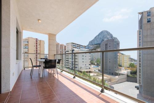 Foto de una habitación de Apartamentos RealRent Peñon Beach