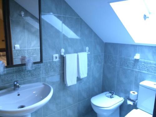 Foto de una habitación de Hotel Nueva Allandesa