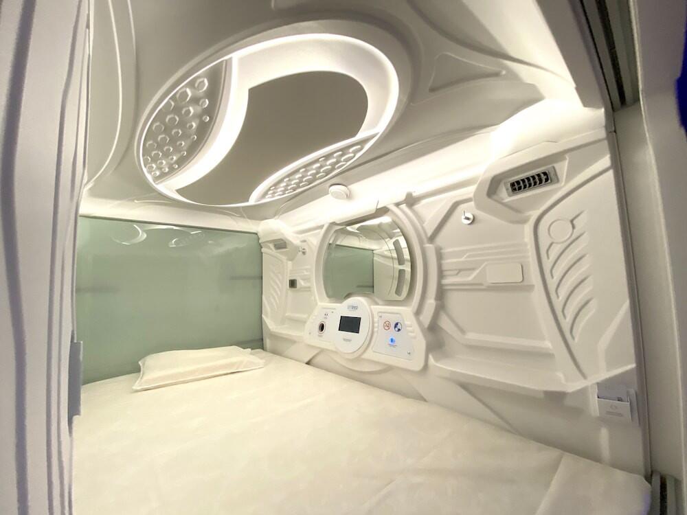 Foto de una habitación de Hoteles cápsula izZzleep WTC Mexico (world trade center Mexico)