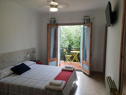 Foto de una habitación de Hostal Santa Gemma