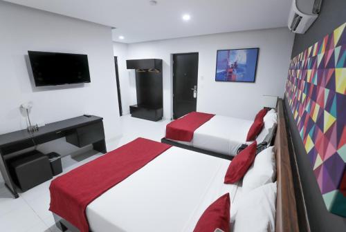 Foto de una habitación de Hotel Dwana